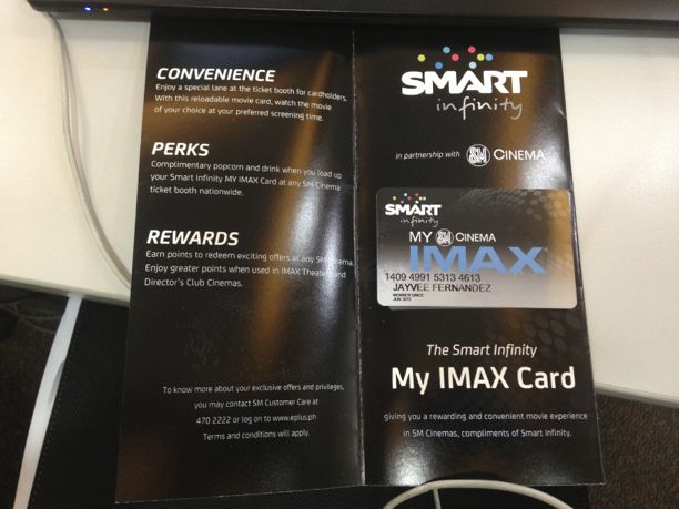 smart infinity iMAX card